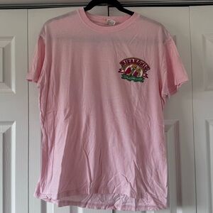 Graphic Tee Shirt Bier Konig Pink Sz XL